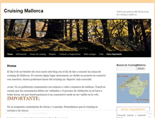 Tablet Screenshot of cruisingmallorca.com